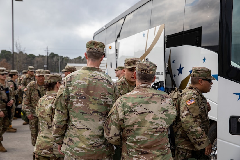 453rd Cargo Transfer Company mobilization ceremony