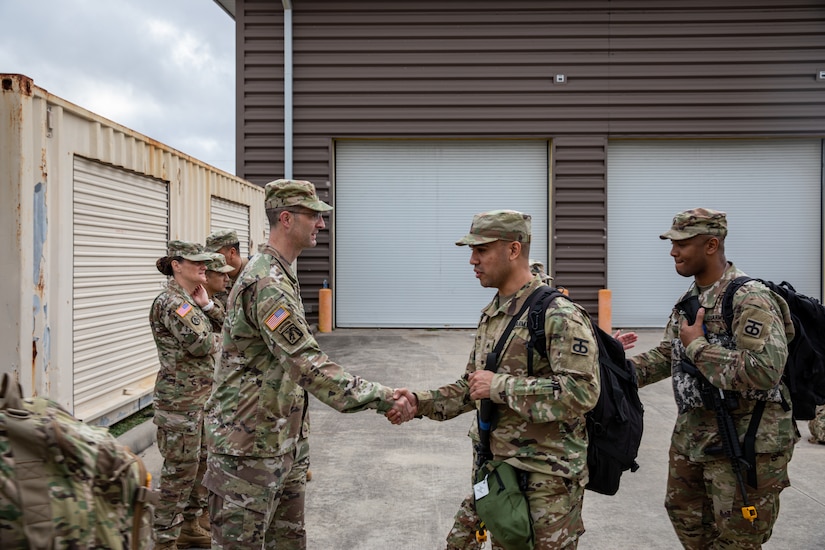 453rd Cargo Transfer Company mobilization ceremony