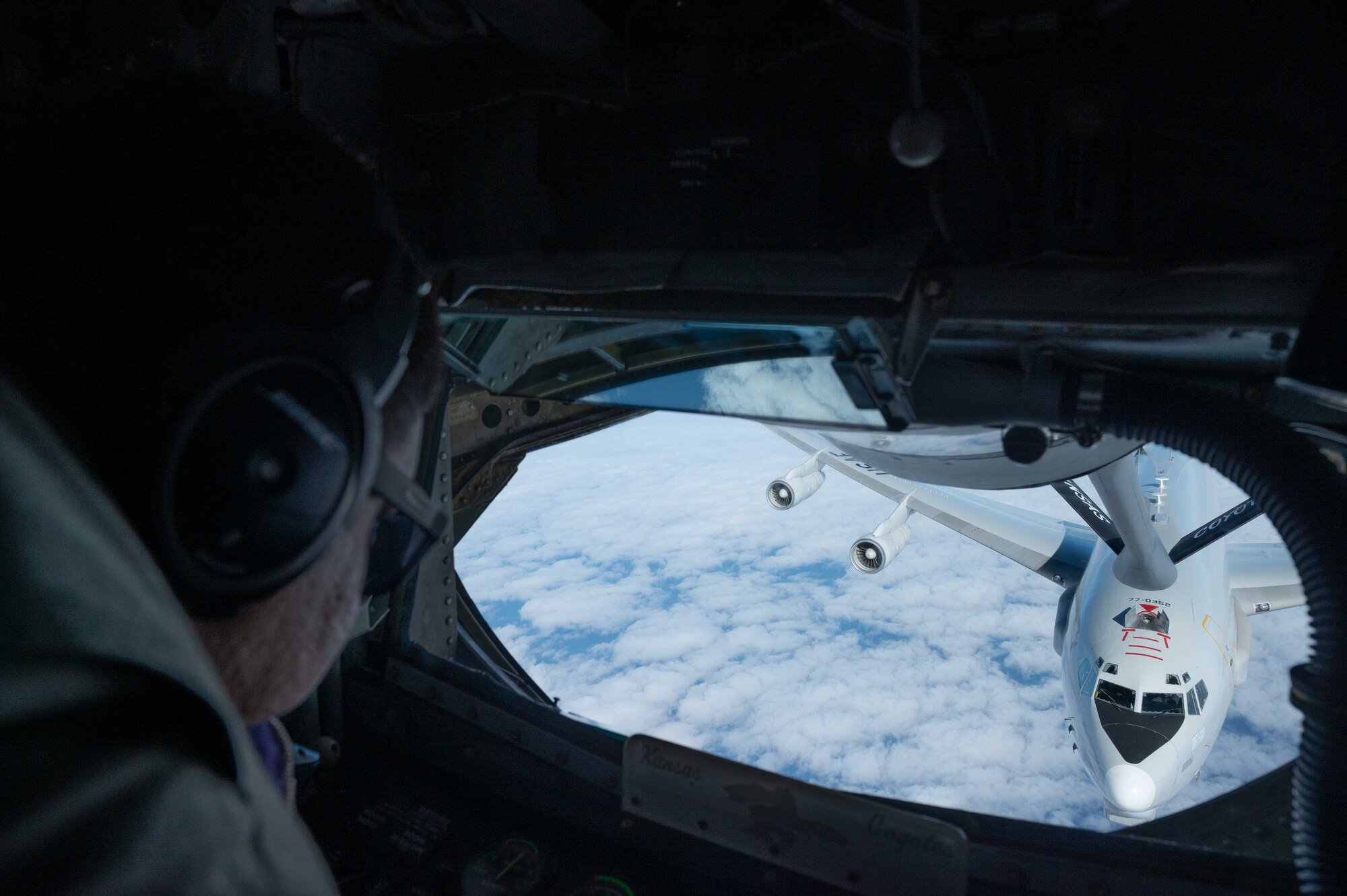 An Airman refuels an aircraft