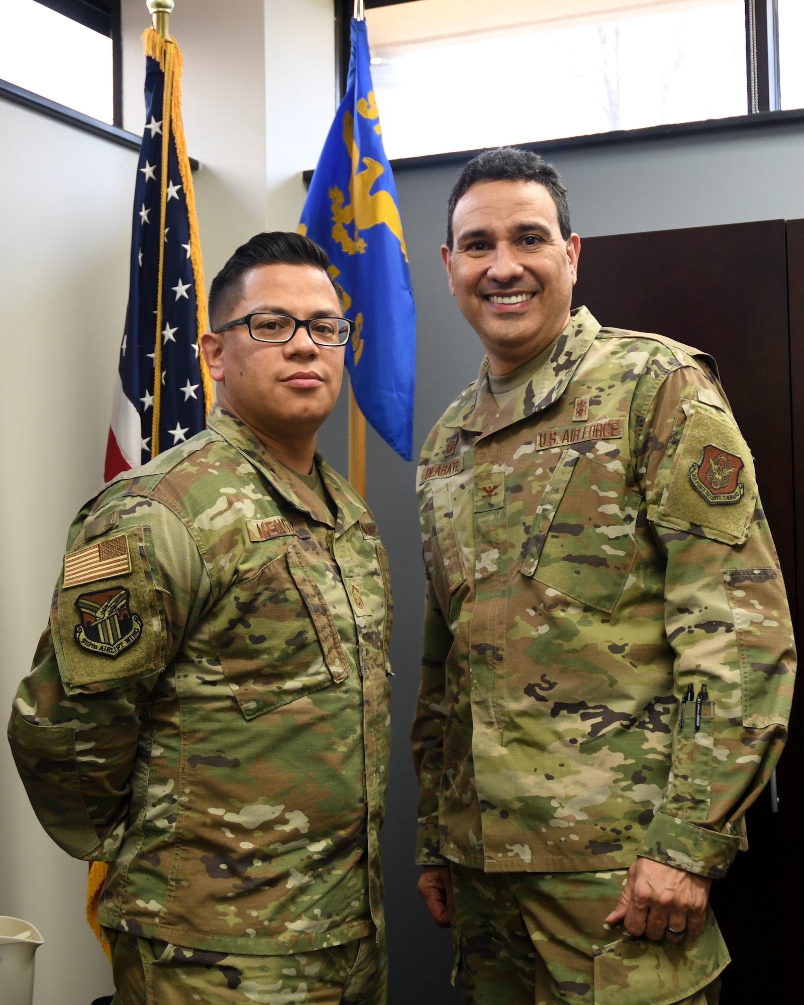 Col. Giuseppe Deabate assumed command of the 910th Medical Squadron, March 6, 2022.