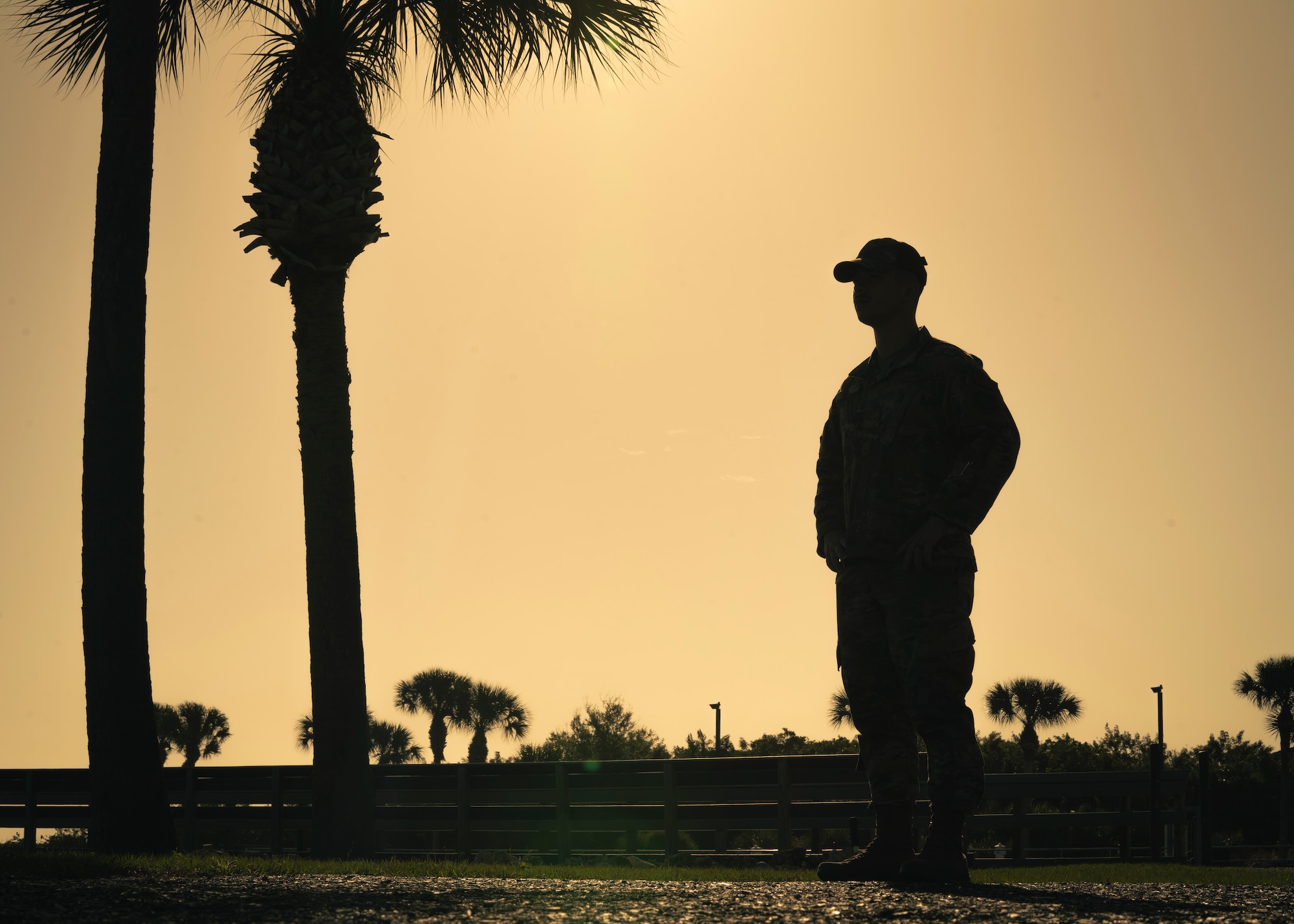 U.S. Air Force Airman 1st Class Ricky King, 6th Communications Squadron Radio Frequency Transmission Systems technician, poses for a photo at MacDill Air Force Base, Florida, March 7, 2022.