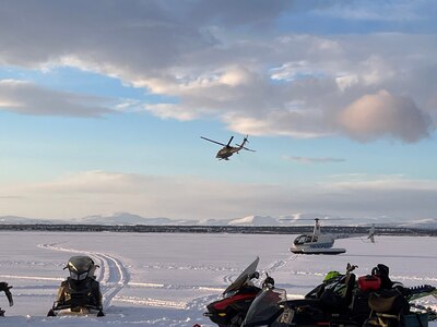 Alaska Air National Guard Airmen partner with Alaska State Troopers, Coast Guard to rescue 5 plane crash victims at Lake Iliamna