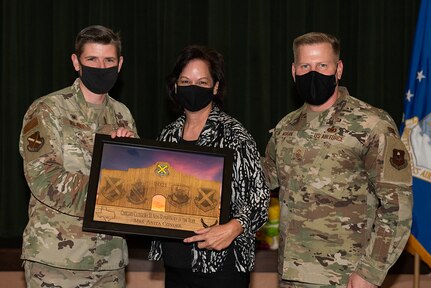 Award presentation for 37 TRW annual awards ceremony Feb. 11, 2022