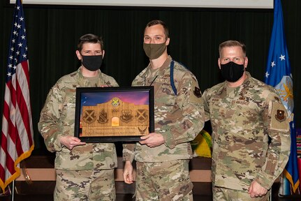 Award presentation for 37 TRW annual awards ceremony Feb. 11, 2022