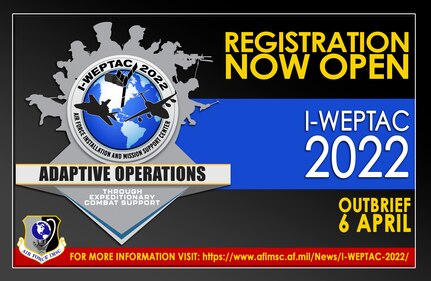 Registration is now open for the Installation and Mission Support Weapons and Tactics Conference, the main innovation and collaboration forum for installation and mission support to the Air and Space Forces.