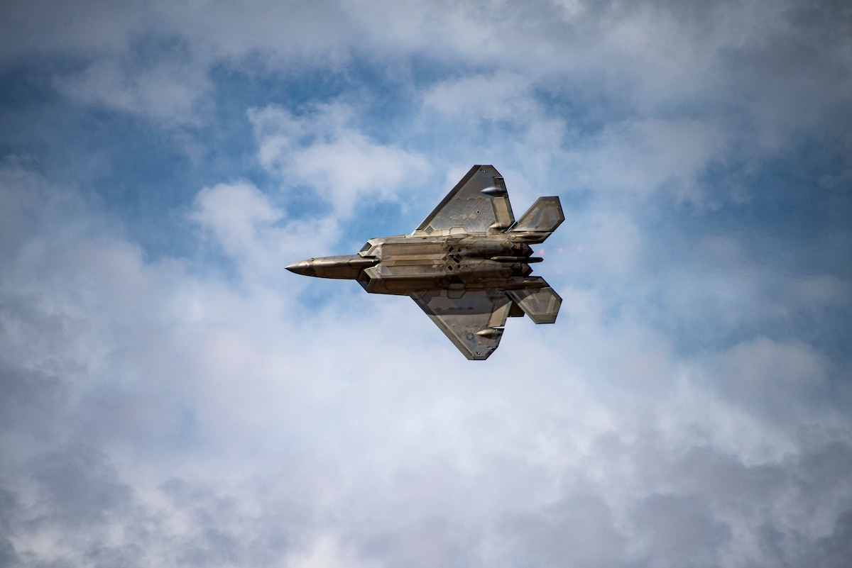 A plane flying.
