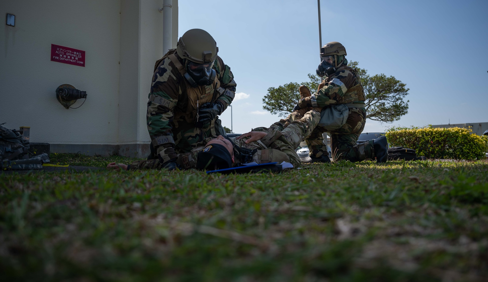 photo of Security Forces Airmen conducting SABC training