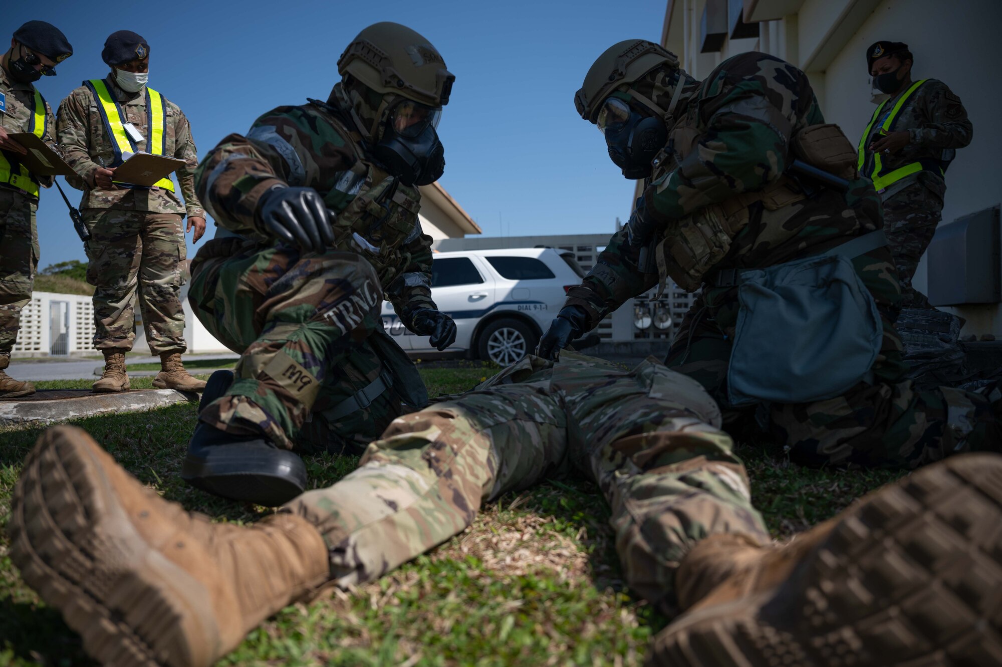 photo of Security Forces Airmen conducting SABC