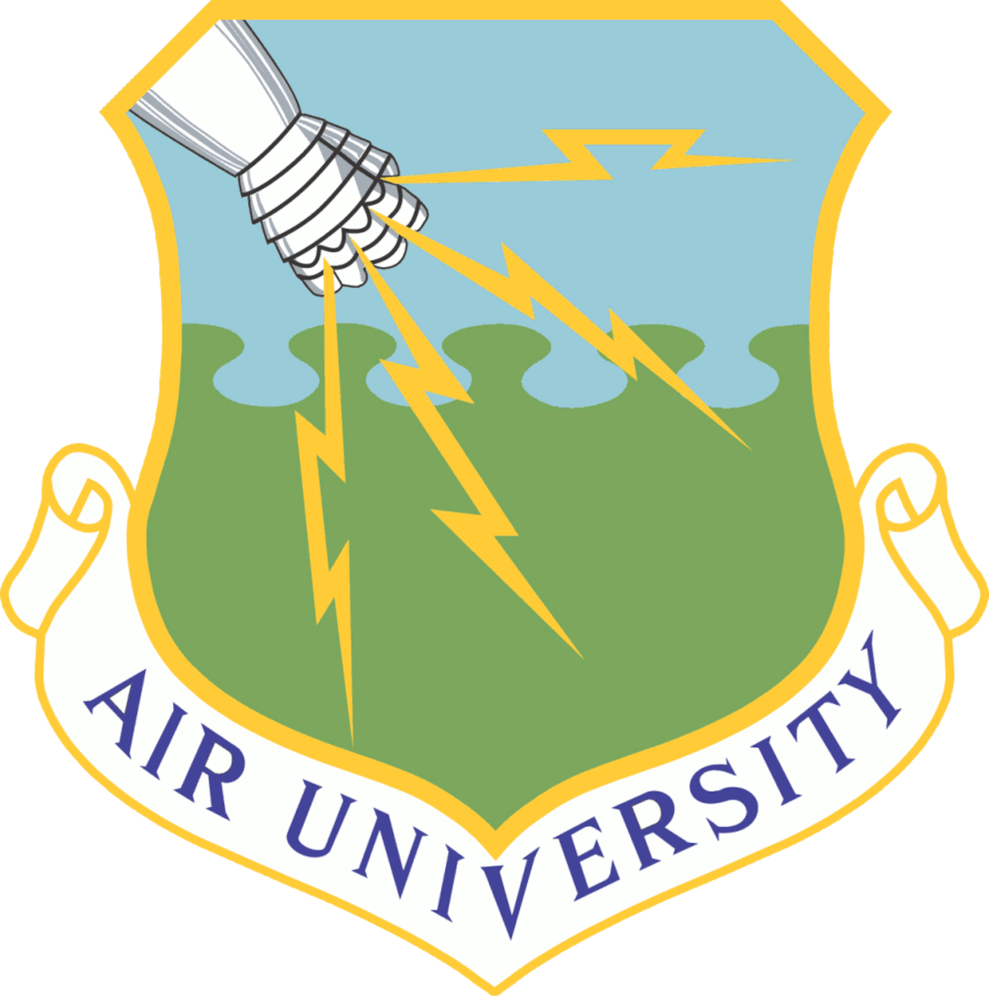 This is the Air University shield. (U.S. Air Force graphic)