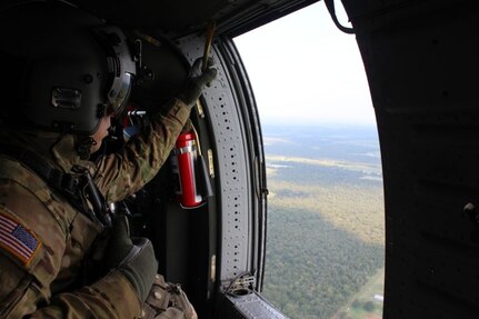 Va. National Guard helicopters support Hurricane Harvey recovery