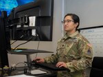 U.S. Space Force Capt. Kirsten Pecua, Space Delta 2 – Space Domain Awareness, plans and programs chief, represents the DEL 2 “Manning the Mission” feature for the month of March at Peterson Space Force Base, Colorado.