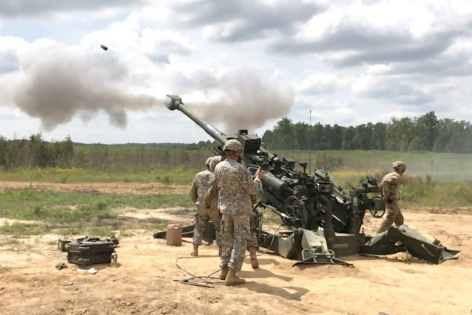 1-111th completes transformation with howitzer live fire