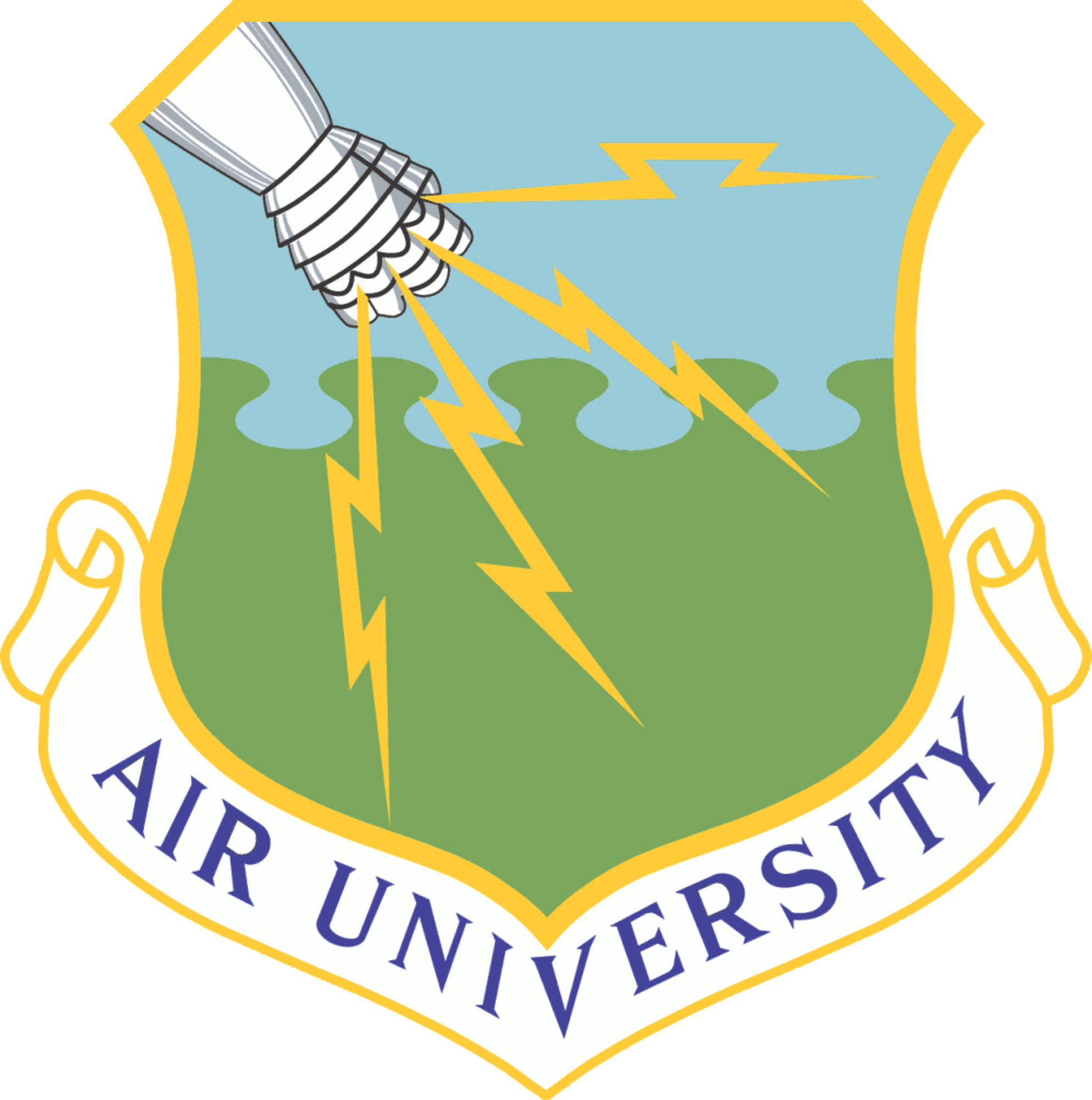 This is the Air University shield. (U.S. Air Force graphic)