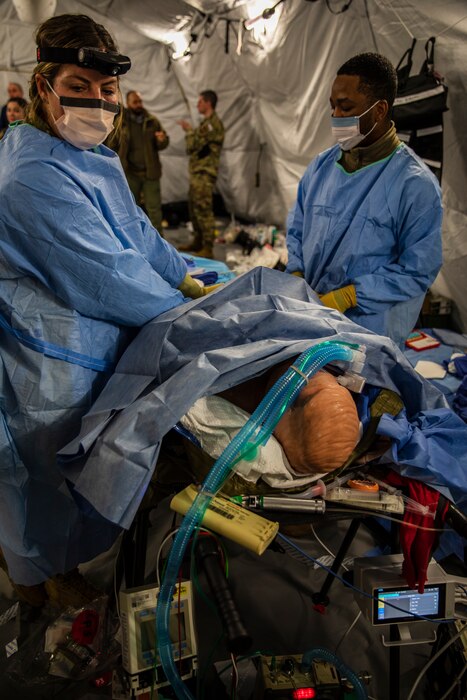 Image of Airmen training.