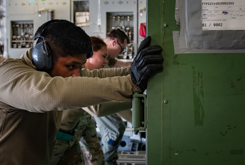 photo from a C-17 training flight