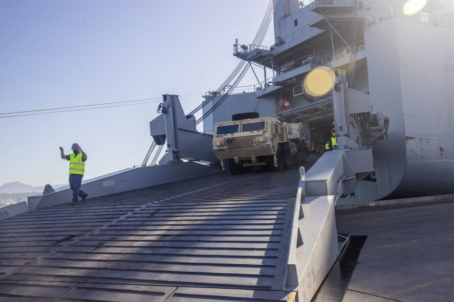 APS-3, also known as APS Afloat, enables rapid power projection, enhances logistical support globally and sustains Soldiers as resources are shifted throughout the operational theater.