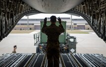 photo from a C-17 training flight