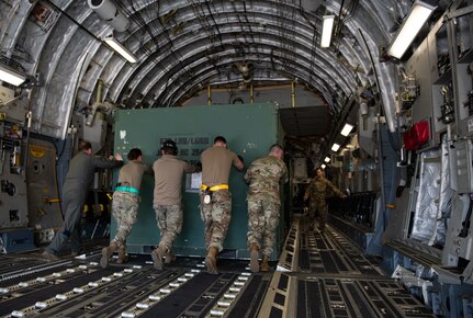 photo from a C-17 training flight