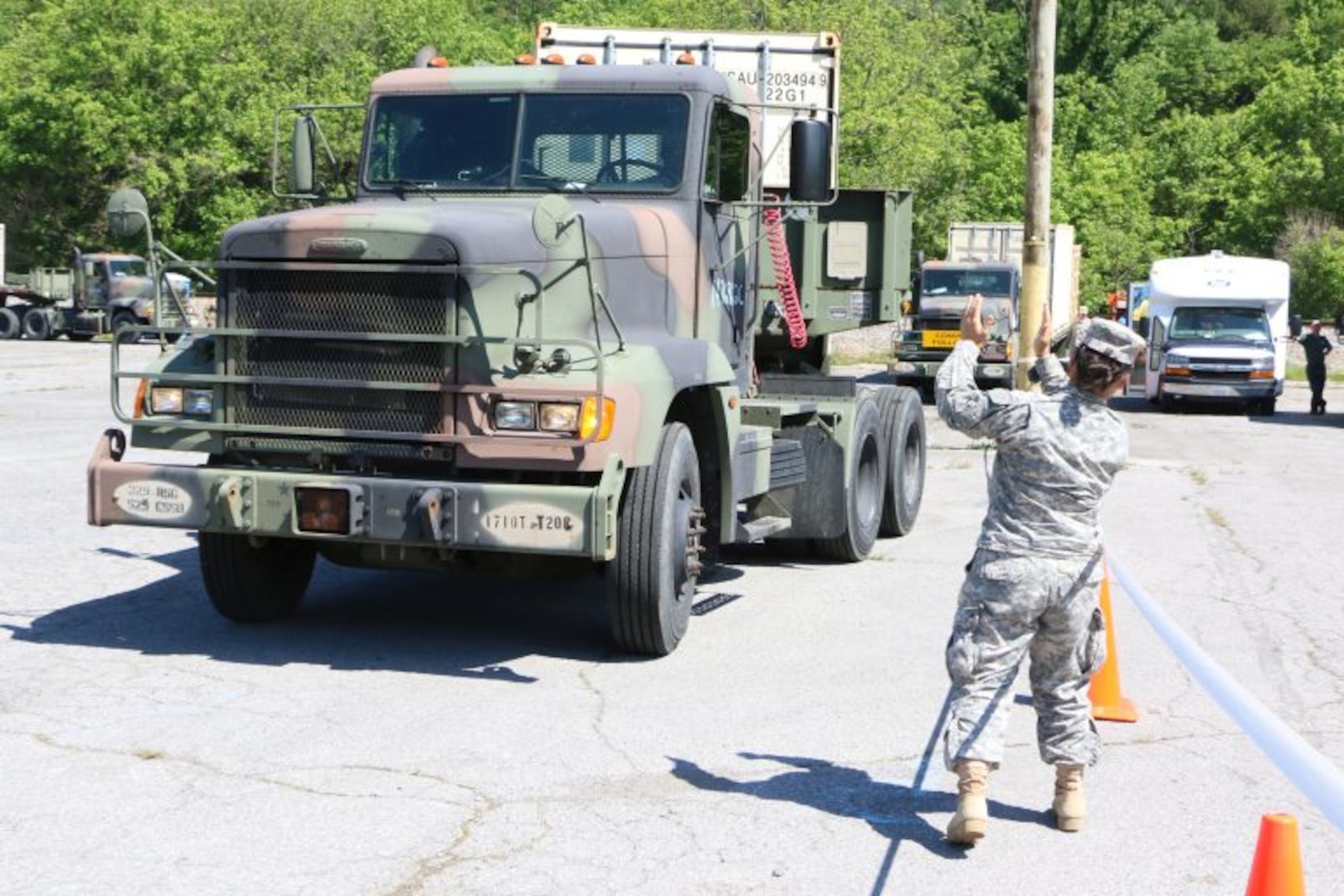 1030th Soldiers operate trailer transfer point in Gate City during annual training