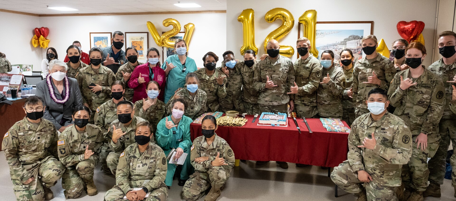 Tripler Army Medical Center celebrated the 121st ANC Birthday with guest speaker Col. (Ret) Teresa Parson, followed by a cake cutting ceremony in the Executive dining hall. Thank you to all nurses.
