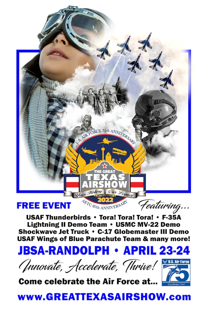 Get ready to check out the 2022 Great Texas Airshow > Joint Base San