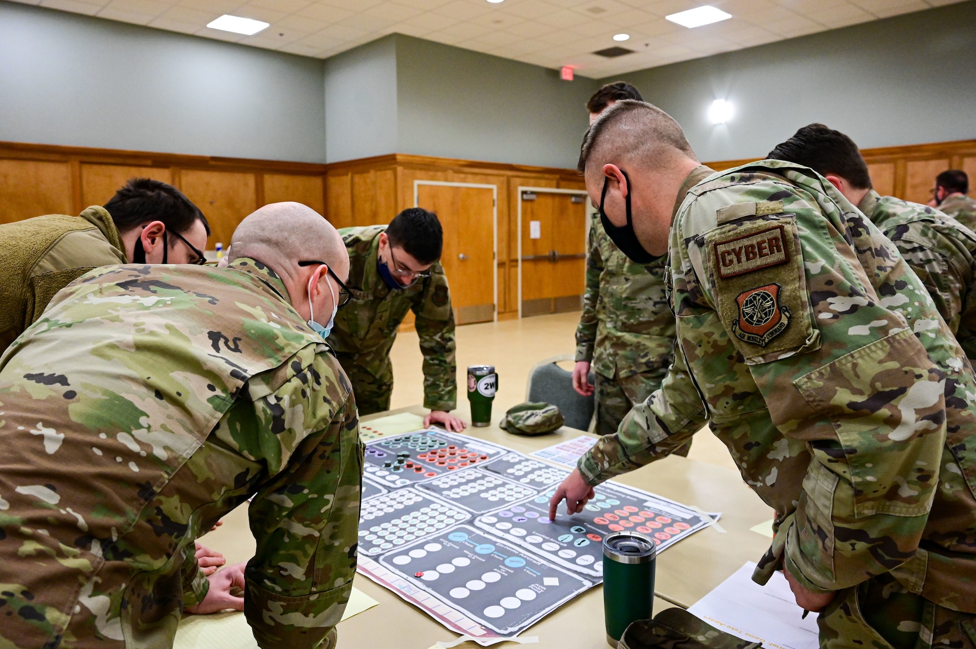 Airmen assigned to the 19th Airlift Wing participate in a KingFish Agile Combat Employment exercise