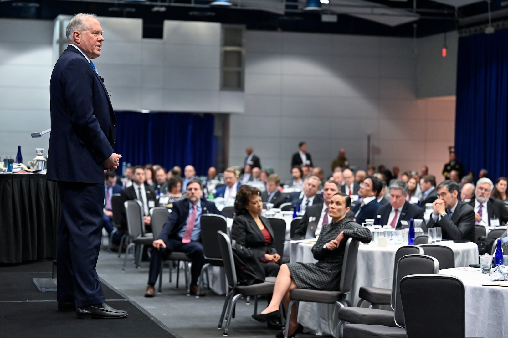 Secretary of the Air Force Frank Kendall speaks during the McAleese FY2023 Defense Program Conference in Washington, D.C., March 9, 2022.