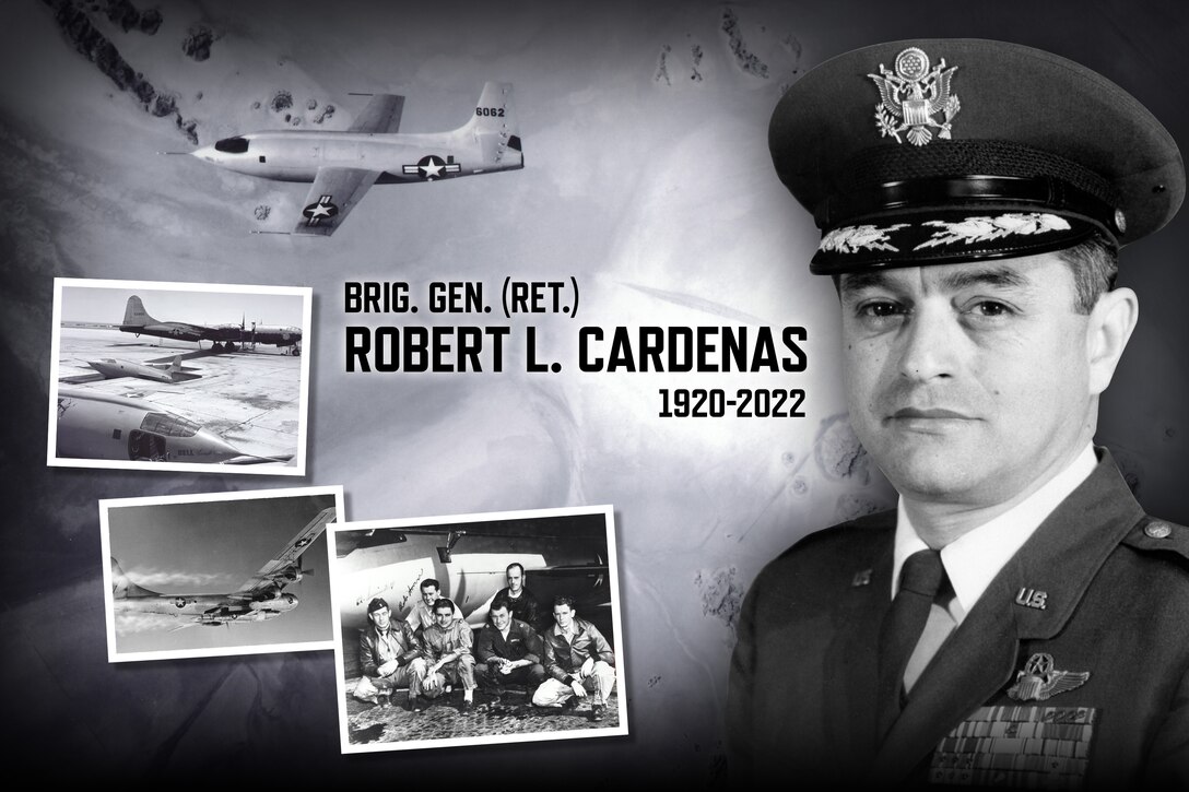 Graphic of Brig. Gen. (Ret) Robert L. Cardenas commemoration