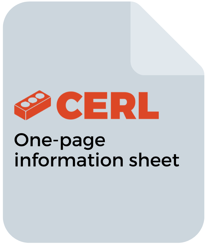 CERL One-Page Information Sheet