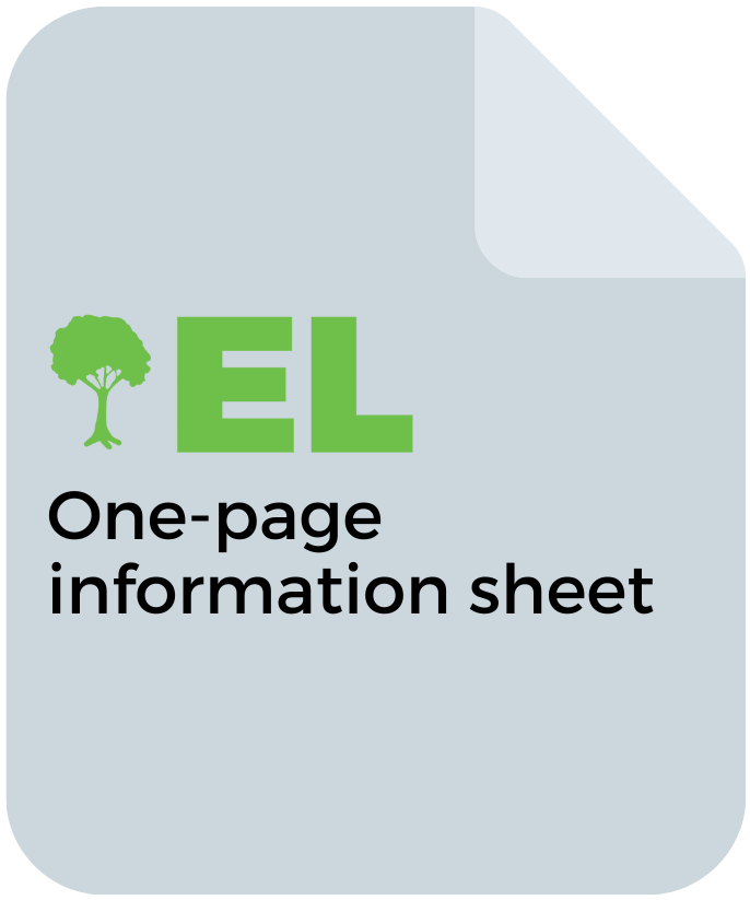 EL One-Page Information Sheet