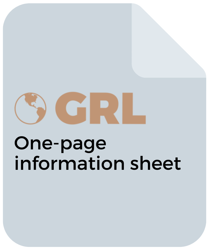 GRL One-Page Information Sheet