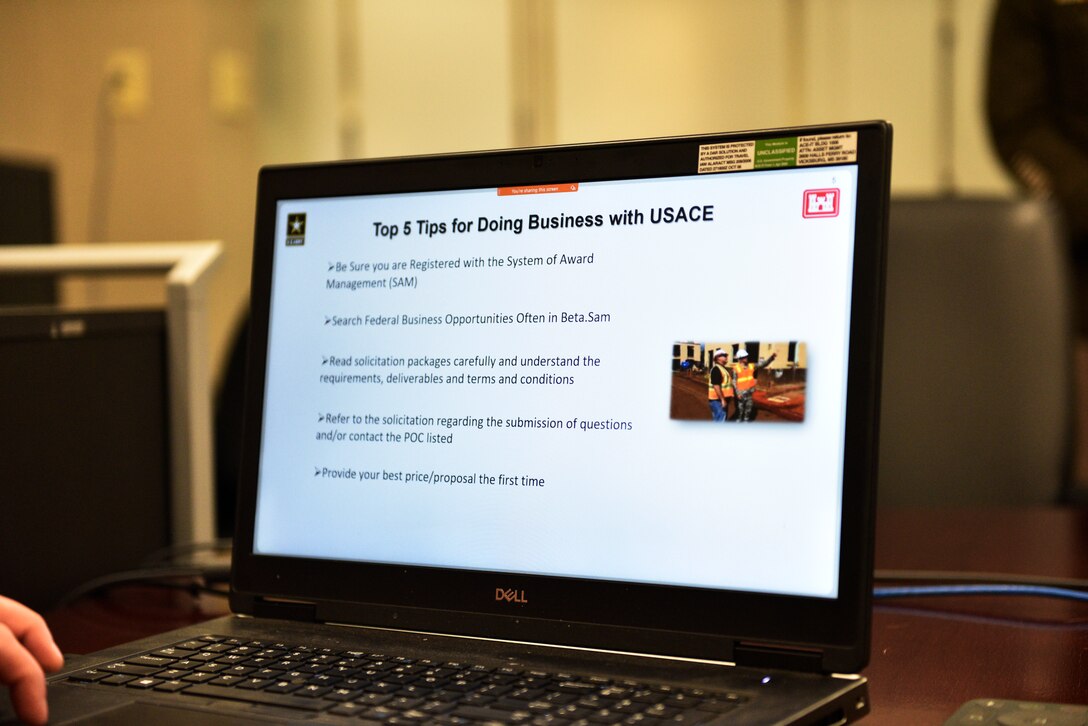 USACE offers five professional tips for doing business with the organization. (USACE Photo by HEATHER KING)