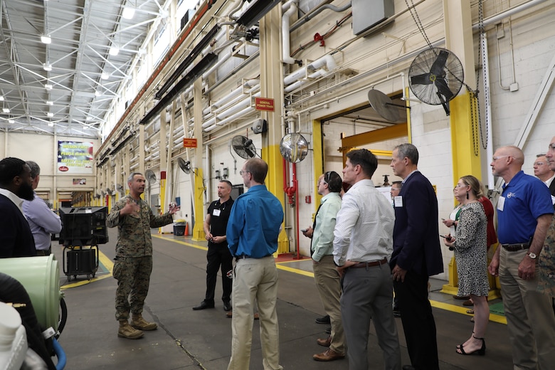 Marine Corps Logistics Command holds an Industry Day at Marine Corps Logistics Base Albany, Ga. on March 3.