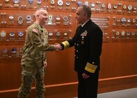 The Omaha Trophy Honor Wall showcases 125 patches from every unit that has received the award in chronological order with room for future recipient units.