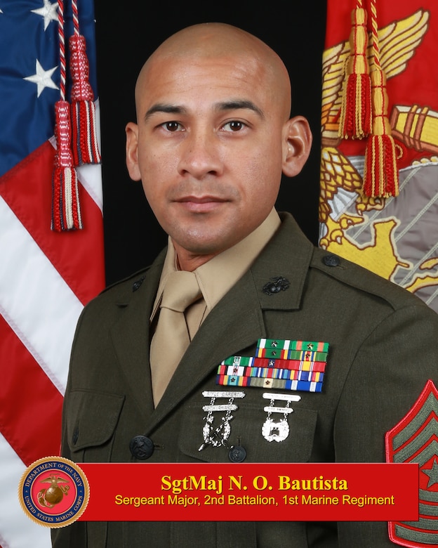 Sergeant Major Nickie O. Bautista > 1st Marine Division > Biography