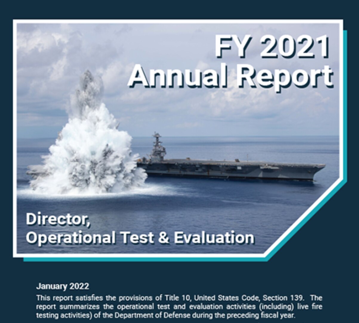 DOTE FY2021 cover using photo 210808-N-TL968-1574