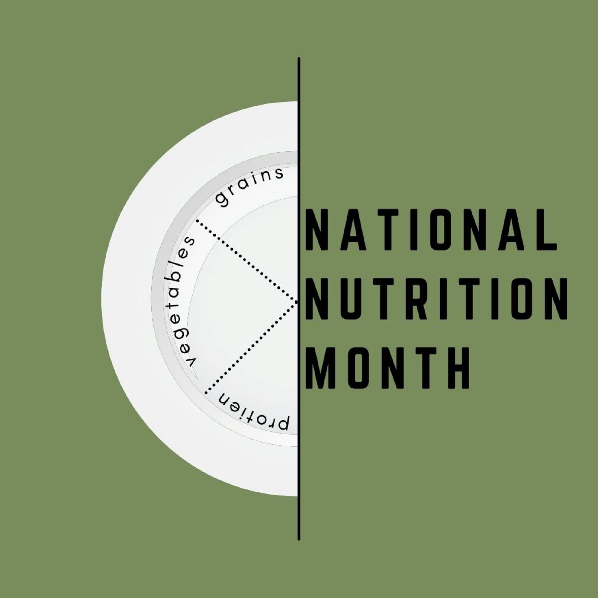 March is National Nutrition Month and the Health Promotions registered dietitians at Peterson Space Fore Base, Colorado, are promoting healthy eating. For any questions about dietary health, schedule an appointment with a registered dietitian and call 524-2273. (U.S. Space Force graphic by Senior Airman Andrew Bertain)