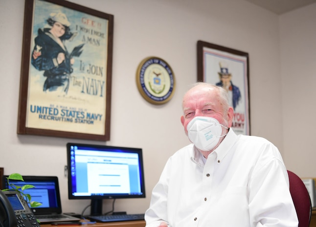 Retired Chief Master Sgt. Dave Johnson poses for a photo March 9, 2022 on Beale Air Force Base, California.