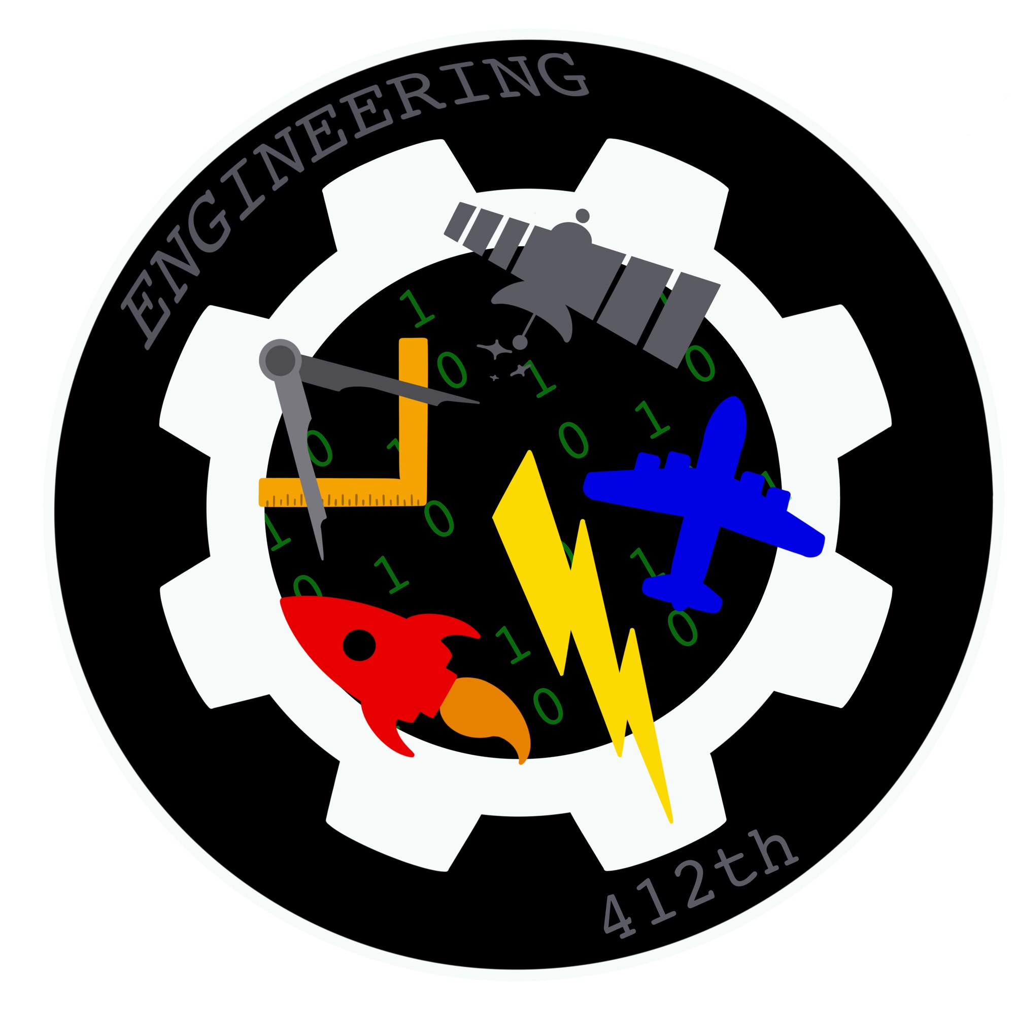 In recognition of Engineers Week 2022, base engineers held a patch designing contest and selected this design, created by Sandra Peters, 812th Aircraft Instrumentation Test Squadron