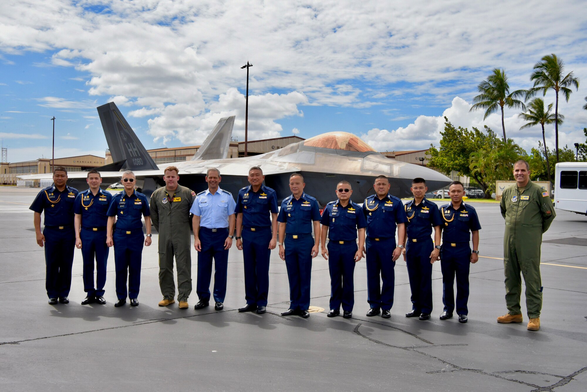 Royal Thai Air Force Commander-in-Chief visits Pacific Air Forces Headquarters