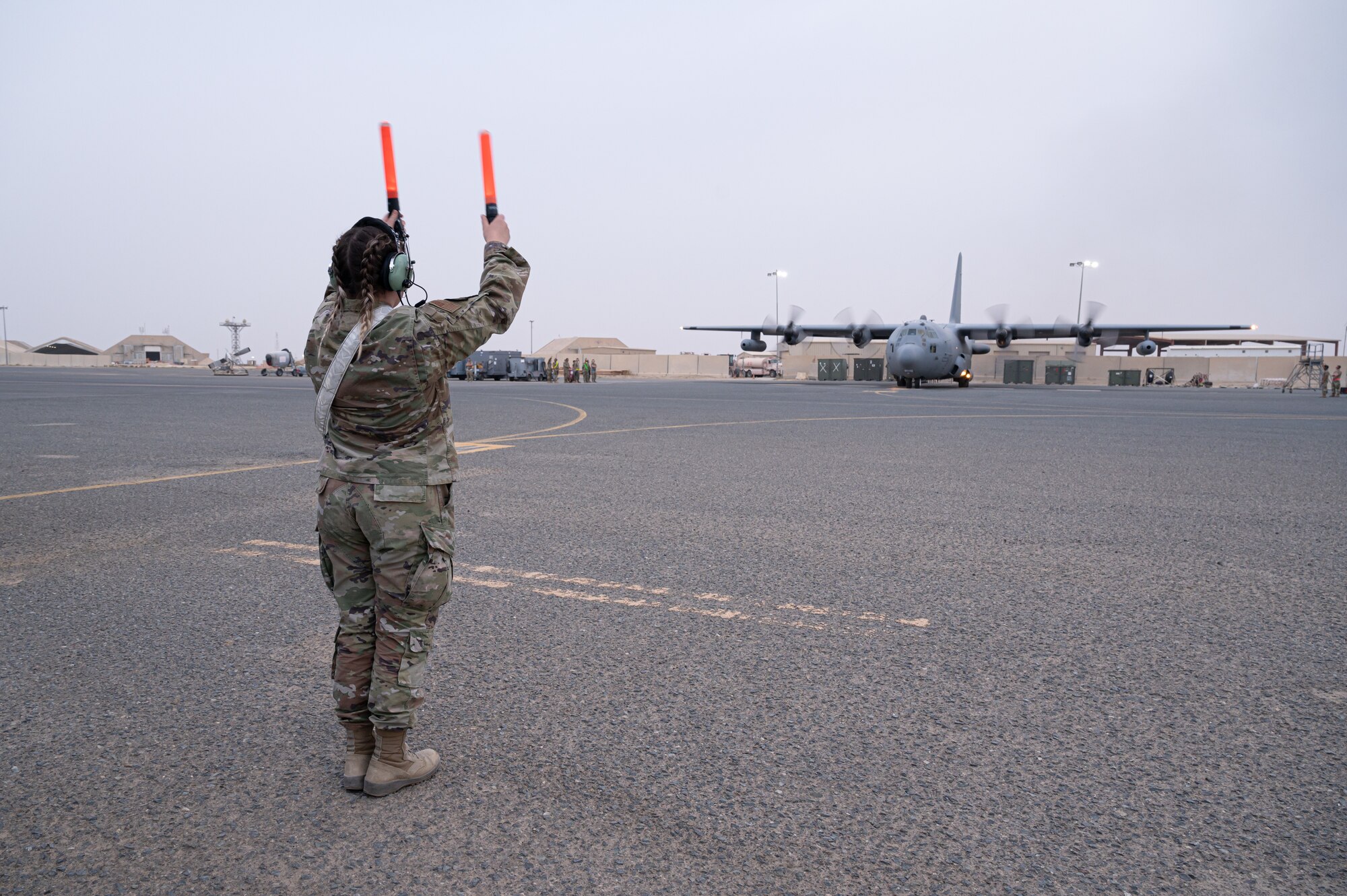 The women of the 41st Expeditionary Electronic Combat Squadron assembled an air crew on base and flew together in support of International Women’s Day, March 8, 2022.  The 7-member air crew flew an electronic warfare mission supporting the CENTCOM area of responsibility and Operation Inherent Resolve to set an example for the future of women in the Air Force and for those who desire a career in aviation.