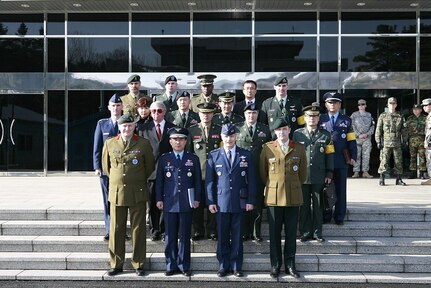 Representing the UNC at the meeting were Maj. Gen. Johnny Weida, U.S. Air Force; Brigadier Gen. Lee Chang-hyeon, Republic of Korea Air Force; Brigadier Matthew O’Hanlon, from the United Kingdom; and Colonel Harold Cockburn, from New Zealand.

Photo Courtesy United Nations Command Security Battalion