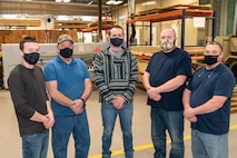 Photo of Kyle Oakley, Paul Stephanick, Steven Scott, Bill Harrison, and Brian Reynolds.