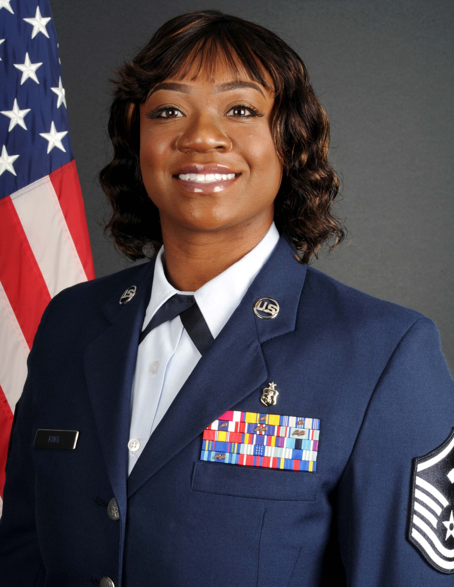 Master Sgt. Marcea S. King, assigned to 94th Airlift Wing, Dobbins Air Reserve Base, Ga is the 2021 winner of Outstanding Airmen of the Year, First Sergeant of the Year category for 22nd Air Force.