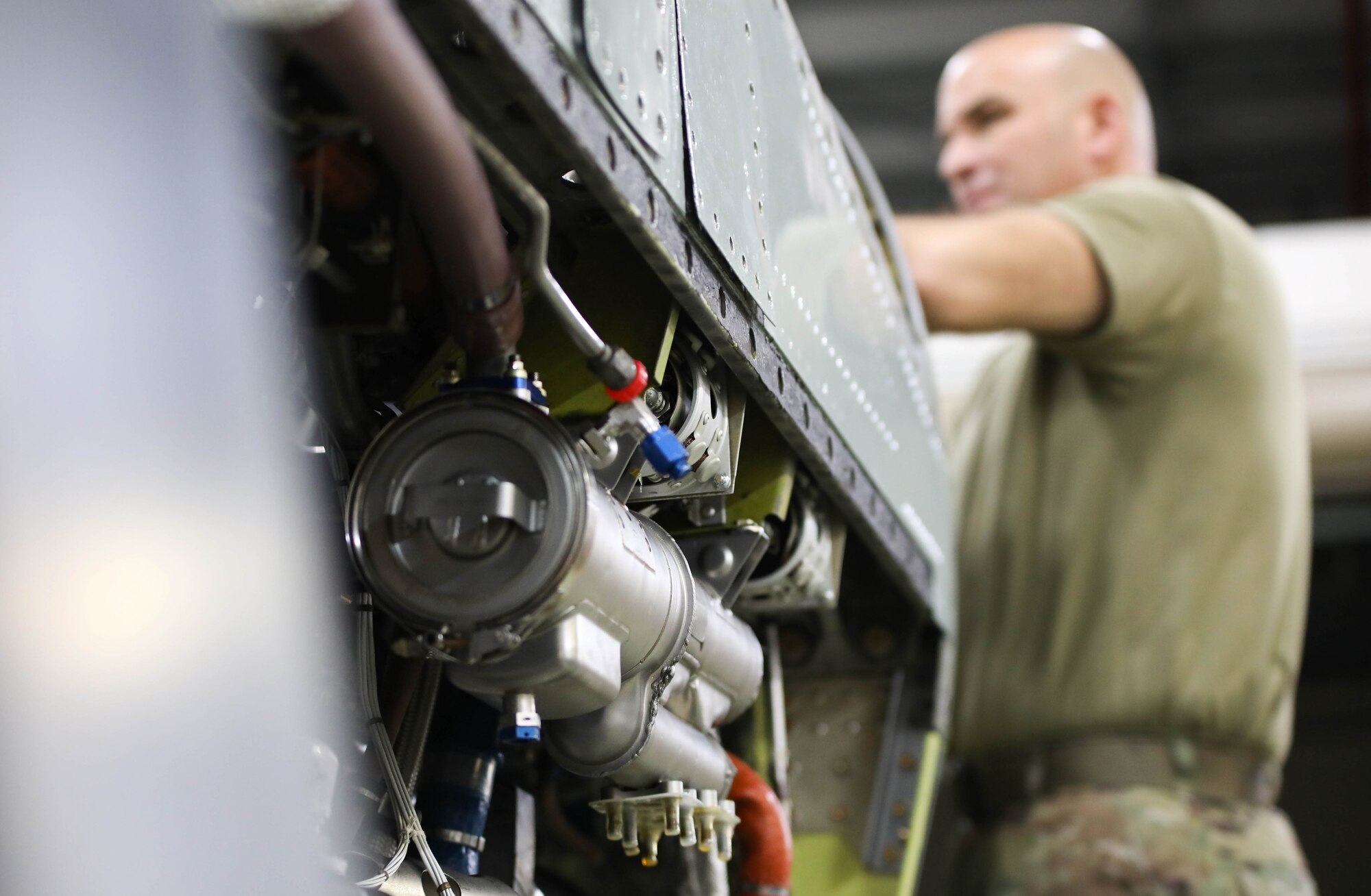 Propulsion specialists with the 109th assembled the first Air National Guard-built T56 3.5 turbo engine