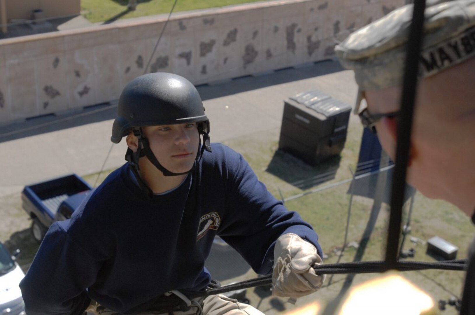 Rappel masters help ChalleNGe cadets overcome fears
