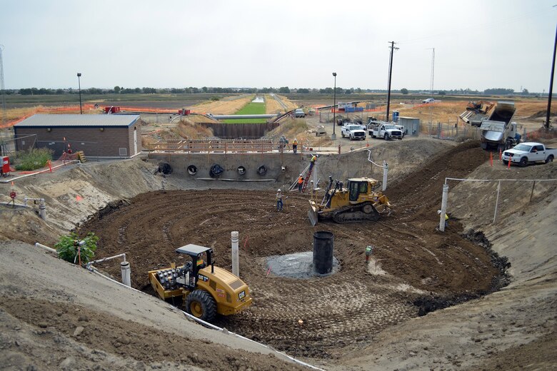 heavy equipment at a construction site