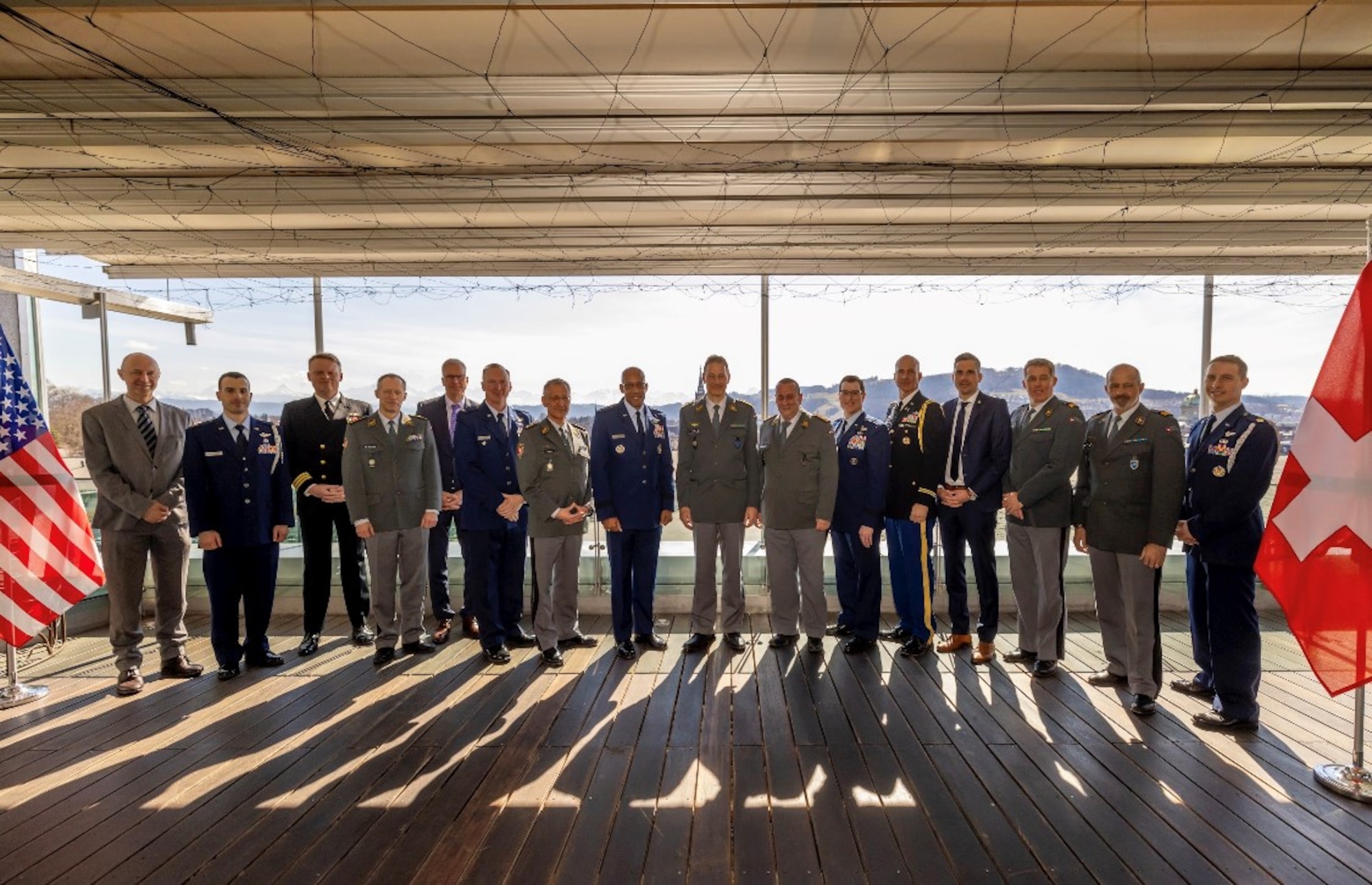 Air Force Chief of Staff Gen. CQ Brown, Jr., traveled to Switzerland March 12-15. The scheduled visit highlighted the U.S. Air Force’s commitment to the U.S.-Switzerland bilateral defense partnership and regional security in Europe. (Courtesy photo)