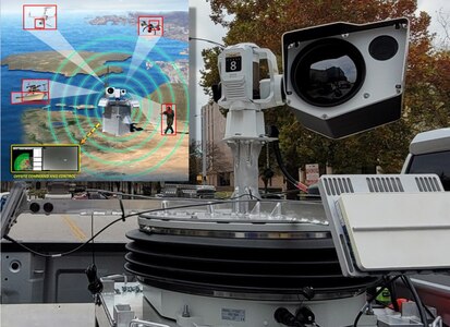 Threat Tracker is an autonomous threat detection system developed by a small team of engineers and scientists within Naval Surface Warfare Center Panama City Division’s Coastal and Maritime Security branch. Threat Tracker is an autonomous, multi-platform threat detection system that uses radar and sensor technologies coupled with video analytics and machine learning algorithms to detect, track and classify potential threats. This system will be integrated with HII’s advanced unmanned surface vehicle to provide a fully autonomous USV escort capable of detecting and stopping a wide variety of threats. (U.S. Navy graphic)