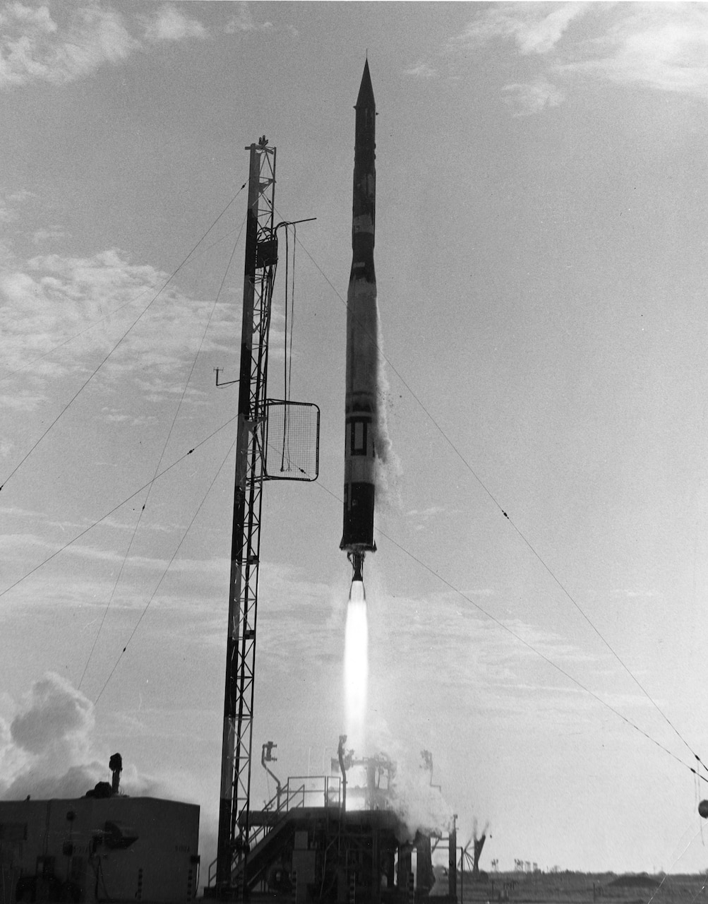Vanguard I launch on March 17, 1958